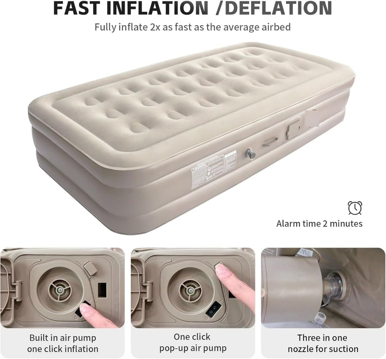 ToolWide™- Single Inflatable Air Bed