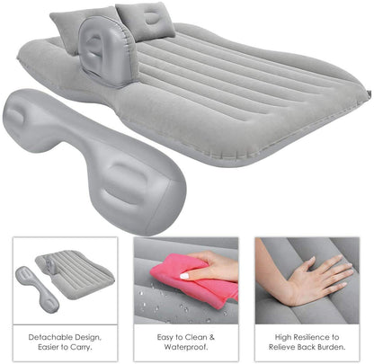 ToolWide™- Grey Inflatable Car Bed (AIRPUMP FREE)