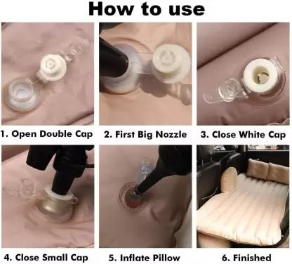 ToolWide™-Beige Inflatable Car Bed (AIRPUMP FREE)