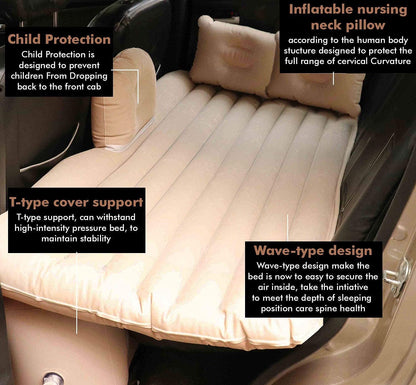 ToolWide™-Beige Inflatable Car Bed (AIRPUMP FREE)